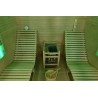 Sauna sucha z piecem HARVIA 8 kW, leżankami, kamieniem solnym i izolacją 180X180X190CM FS-EL5S-L