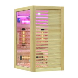 Sauna na podczerwień z kamieniem solnym 150X150X190CM RL3CS
