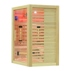 Sauna na podczerwień z kamieniem solnym 150X150X190CM RL3CS