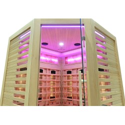 Sauna na podczerwień z kamieniem solnym 150X150X190CM RL3CS
