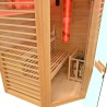Sauna sucha z piecem HARVIA 8 kW kamieniem solnym 180X180X200CM FS-TS4CB