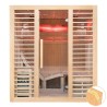 Sauna sucha z piecem HARVIA 6 kW, kamieniem solnym i izolacją ścian 180X160X200CM FS-EA4-L