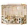Sauna sucha z piecem HARVIA 8 kW 200X200X200CM FS-EA5C