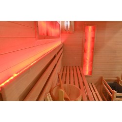 Sauna sucha z piecem HARVIA 8 kW 175X140X190CM FS-EP4S PRAWA