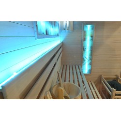 Sauna sucha z piecem HARVIA 8 kW 175X140X190CM FS-EP4S PRAWA