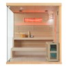 Sauna sucha z piecem HARVIA 8 kW 175X140X190CM FS-EP4S PRAWA