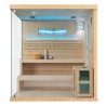 Sauna sucha z piecem HARVIA 8 kW 175X140X190CM FS-EP4S PRAWA