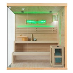 Sauna sucha z piecem HARVIA 8 kW 175X140X190CM FS-EP4S PRAWA