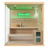Sauna sucha z piecem HARVIA 8 kW 175X140X190CM FS-EP4S PRAWA