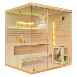 Sauna sucha z piecem HARVIA 8 kW 175X140X190CM FS-EP4S PRAWA
