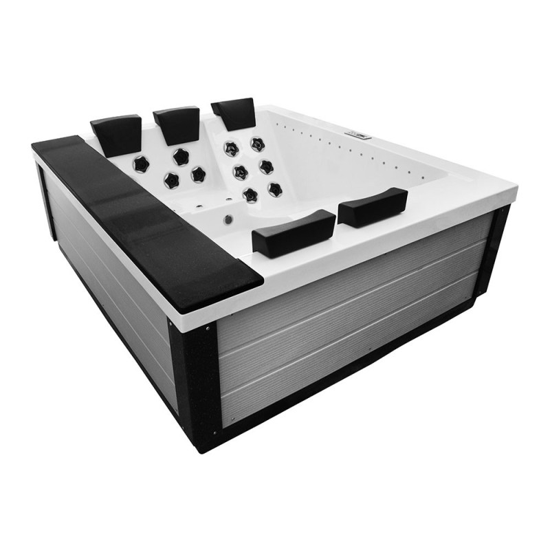 Wanna SPA z hydromasażem ogrodowa 220X195X80CM FS-1545
