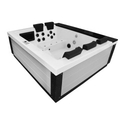 Wanna SPA z hydromasażem ogrodowa 220X195X80CM FS-1545