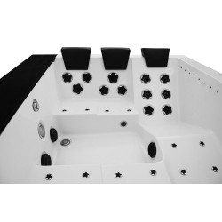 Wanna SPA z hydromasażem ogrodowa 220X195X80CM FS-1545