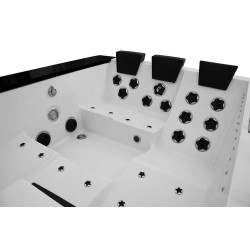 Wanna SPA z hydromasażem ogrodowa 220X195X80CM FS-1545