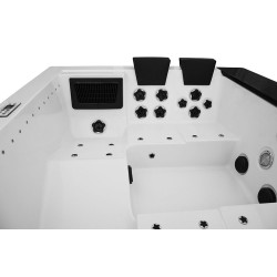 Wanna SPA z hydromasażem ogrodowa 220X195X80CM FS-1545