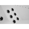 Wanna SPA z hydromasażem ogrodowa 220X195X80CM FS-1545