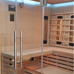 Sauna na podczerwień Infrared 180X160X200CM - 4 osobowa FS04