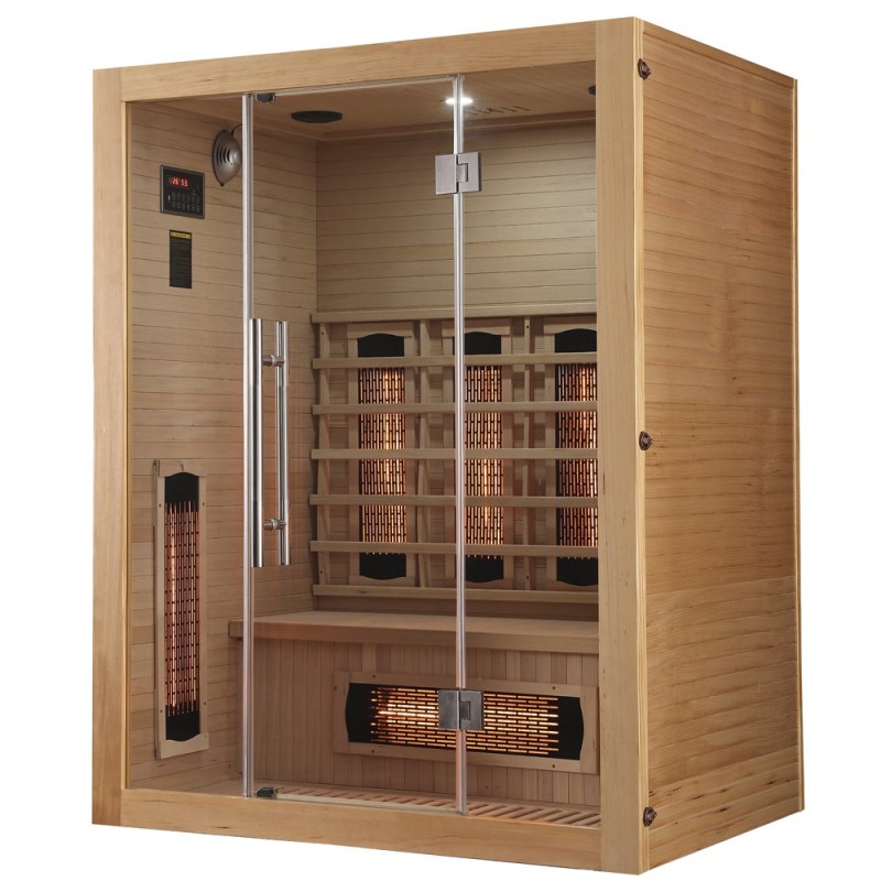 Sauna na podczerwień Infrared 150X105X190CM - 3 osobowa FS03