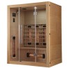 Sauna na podczerwień Infrared 150X105X190CM - 3 osobowa FS03