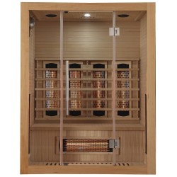 Sauna na podczerwień Infrared 150X105X190CM - 3 osobowa FS03