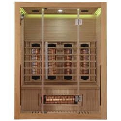 Sauna na podczerwień Infrared 150X105X190CM - 3 osobowa FS03