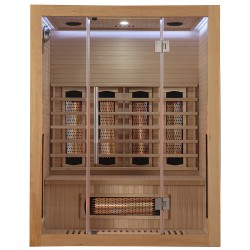 Sauna na podczerwień Infrared 150X105X190CM - 3 osobowa FS03
