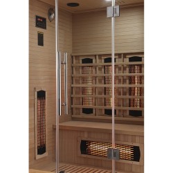 Sauna na podczerwień Infrared 150X105X190CM - 3 osobowa FS03