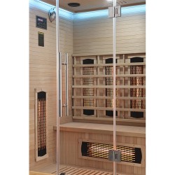 Sauna na podczerwień Infrared 150X105X190CM - 3 osobowa FS03