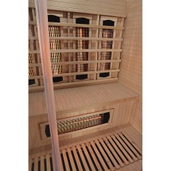 Sauna na podczerwień Infrared 150X105X190CM - 3 osobowa FS03