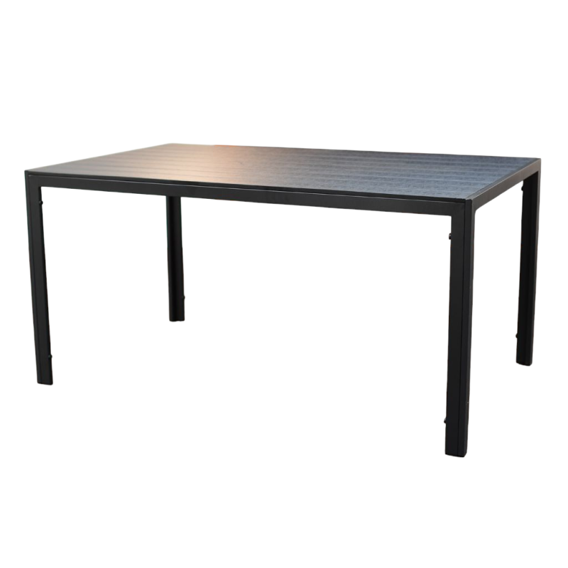 Stół Ogrodowy NAPOLI ALUMINIUM prostokątny 150 x 90 x 74 Tarasowy Meble Dom