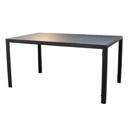 Stół Ogrodowy NAPOLI ALUMINIUM prostokątny 150 x 90 x 74 Tarasowy Meble Dom