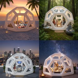 NAMIOT DMUCHANY 4M IGLO POWIETRZNE DO OGRODU i na imprezy