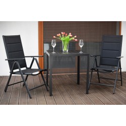 Meble Ogrodowe Aluminiowe  Napoli Zestaw  Napoli 2+1 stolik