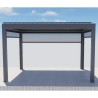 Pergola OGRODOWA Tarasowa Prestige Automatic 4 x 4 m - Dark Grey  Funmax – Stwórz Swoją Oazę Relaksu!