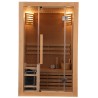 Sauna sucha z piecem HARVIA 3,5 kW i 120X105X190CM FSTG2