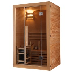 Sauna sucha z piecem HARVIA 3,5 kW i 120X105X190CM FSTG2