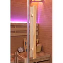 Sauna sucha z piecem HARVIA 3,5 kW i 120X105X190CM FSTG2