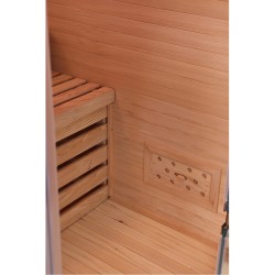 Sauna sucha z piecem HARVIA 3,5 kW i 120X105X190CM FSTG2