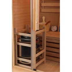 Sauna sucha z piecem HARVIA 3,5 kW i 120X105X190CM FSTG2