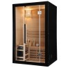 Sauna sucha z piecem HARVIA 3,5 kW i 120X105X190CM FSTG2 Black