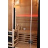 Sauna sucha z piecem HARVIA 3,5 kW i 120X105X190CM FSTG2 Black