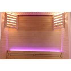 Sauna sucha z piecem HARVIA 3,5 kW i 120X105X190CM FSTG2 Black