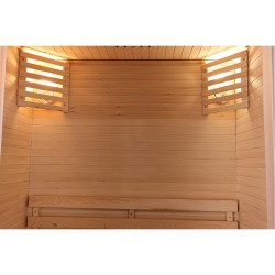 Sauna sucha z piecem HARVIA 3,5 kW i 120X105X190CM FSTG2 Black