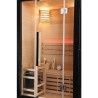 Sauna sucha z piecem HARVIA 3,5 kW i 120X105X190CM FSTG2 Black