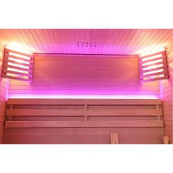 Sauna Fińska Sucha z Kamieniami Solnymi z Piecem HARVIA 6,0KW 160X150X200CM FSTG3L