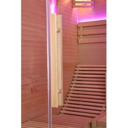 Sauna Fińska Sucha z Kamieniami Solnymi z Piecem HARVIA 6,0KW 160X150X200CM FSTG3L