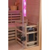 Sauna Fińska Sucha z Kamieniami Solnymi z Piecem HARVIA 6,0KW 160X150X200CM FSTG3L