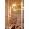 Sauna Fińska Sucha z Kamieniami Solnymi z Piecem HARVIA 6,0KW 160X150X200CM FSTG3L-black
