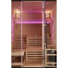 Sauna Fińska Sucha z Kamieniami Solnymi z Piecem HARVIA 6,0KW 160X150X200CM FSTG3L-black