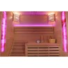 Sauna Fińska Sucha z Kamieniami Solnymi z Piecem HARVIA 6,0KW 160X150X200CM FSTG3L-black